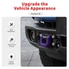 SQQP Bumper Tow Hook Covers Compatible with Ford Bronco 2021-2024+Exterior