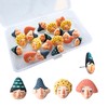 ALLUREVIE 20 Pcs Character Head Push Pins Decorative Push Pins