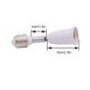 E26/E27 Light Socket Extender 5.5 inch Light Bulb Socket Adapter