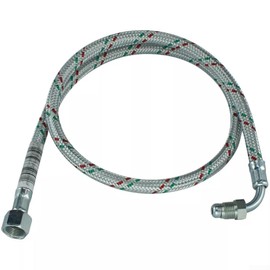 1 x Riello Oil Line 3/8" Female Thread x 1/4" Male Angle 3005720 20022601 90cm Long