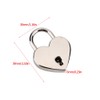 2 Sets Mini Heart Lock, Padlock for Diary, Heart Lock