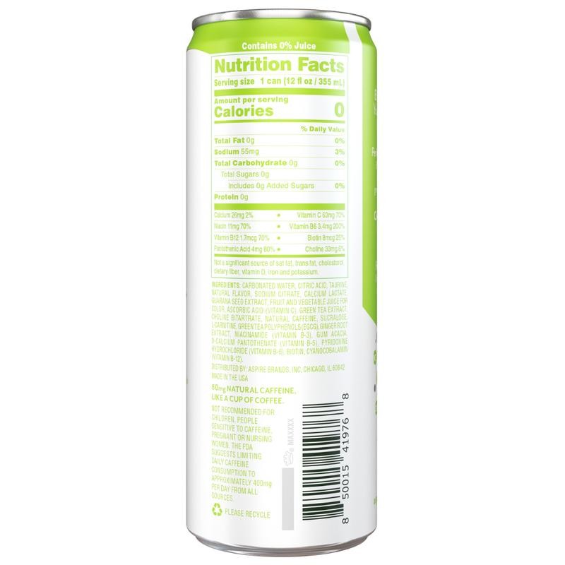 ASPIRE Strawberry Watermelon Aspire Healthy Energy Drink - size: 12