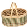 Parliky Easter Decor Handmade Bamboo Basket Safe Environment-friendly for Easter