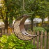 Gold & Garden Moon Bird Feeder