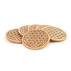 Berk - Inner Worlds Flower of Life Meditation Cork Coaster