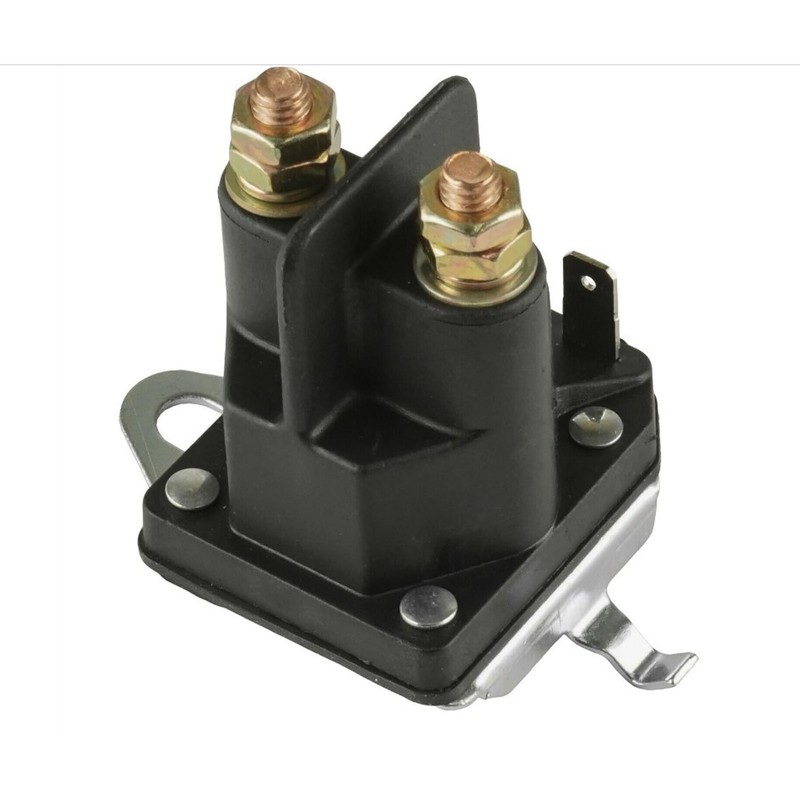 12V Starter Solenoid with 2 Terminal 532138406 Compact Structure Replacement