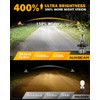 Auxbeam 5202 5201 Fog Lights, 10000LM 400% Brighter 5202 PS19W