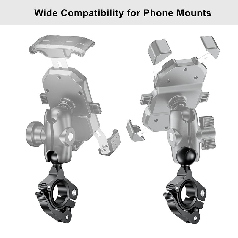 iMESTOU 1" Ram Ball Adapter for Handlebars, Aluminium 1 inch