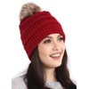 Brook + Bay Pom Pom Beanie Winter Hat for Women