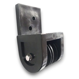 Telescopic Double Pulley for Pergola Rope (Black)