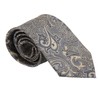 6pcs Paisley Ties Set Casual Business Style Polyester Yarn Paisley
