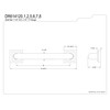 Kingston Brass DR614121 Designer Trimscape Claremont Decor 12-Inch Grab Bar