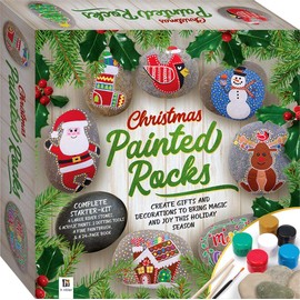 Christmas Painted Rocks (Tuck Box)