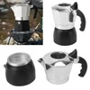Moka Pot with Double Valve 150ML octagonal Aluminum Moka Stovetop