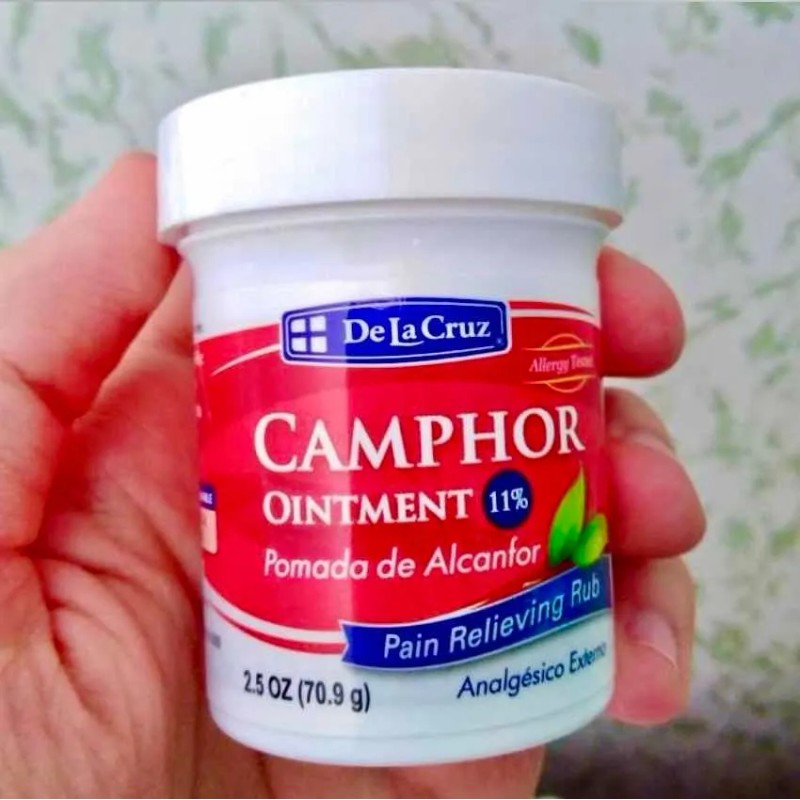 De La Cruz Ungüento Pomada De Alcanfor Para Aliviar El
