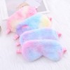 6 Pack Plush Sleeping Mask Colorful Fluffy Furry Faux Fur