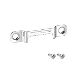 sourcing map Picture Hangers, 43mm Double Hole with Screws for Frame Hanging, 20 Pcs
