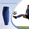 Shin Defender Shin Guards Kids, Slip On Honeycomb Pads with