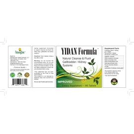 NaturalyPure Yidan Formula Natural Gallstone & Kidney Stone Cleanser