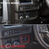 Fewshaw Carbon Fiber Side Console Headlight Switch Panel Cover Trim