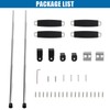 52" RV Bunk Ladder, 4 Wide Step Aluminum Camper Bunk
