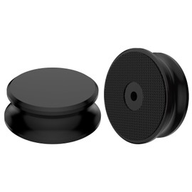 Tirstrup Turntable Weight Stabiliser Vinyl Disc Player Aluminium LP Stabiliser for Turntable Weight Stabiliser for LP Turntable Eliminates Vinyl Disc Vibrations (Black)