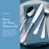 Mikasa Bravo Flatware Set for 12, 65 Piece 18/10 Stainless