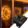 4PCS LED Light Strip Dimmer, DC12-24V Frequency Adjustable,30A PWM Dimming