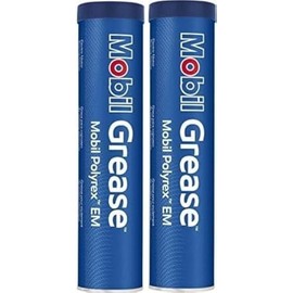 Mobil (2 Pack) - 13.7 oz Polyrex EM, Motor Grease - 2 Tubes - High-Performance Lubrication for Electric-Motor Bearings