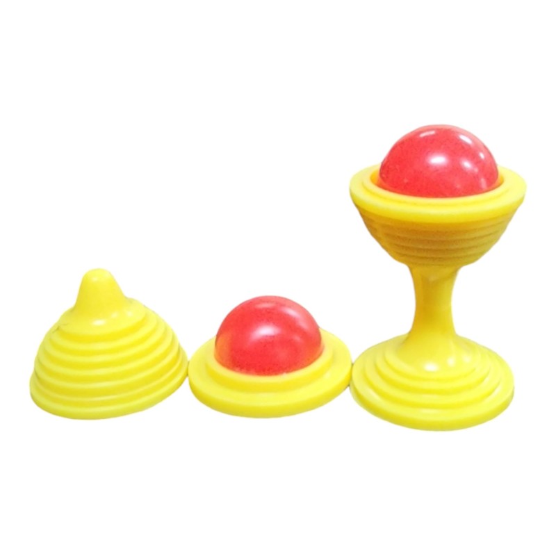 London Magic Works Classic Ball and Vase Trick (Yellow, Mini)