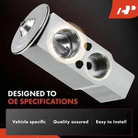 A-Premium A/C Expansion Valve Compatible with Toyota RAV4, Sequoia, Highlander & Honda Odyssey, Fit & Lexus RX350, RX400h & More