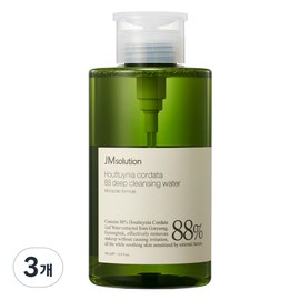 JM Solution Houttuynia cordata 88 Deep Cleansing Water, 500ml, 3 pcs / 제이엠솔루션 어성초 88 딥 클렌징 워터, 500ml, 3개