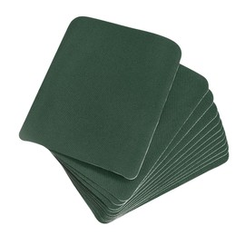 GLOKUUCA Iron-on Fabric Patch - 20 Packs Fabric Repair Patches Tape Fits for Clothes Bags Tents Sofas - Clothing Repair Patch 4.9 Inch x 3.7 Inch Dark Green