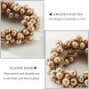 Pearl Hair Ties Elastic Hair Scrunchies Faux Pearl Hair Ropes