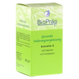 Biopräp Acerola Tabletten - 100 Tabletten zum Lutschen