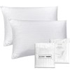 Elegant White Pillow Cover with Hidden Zipper – Luxury Pillow