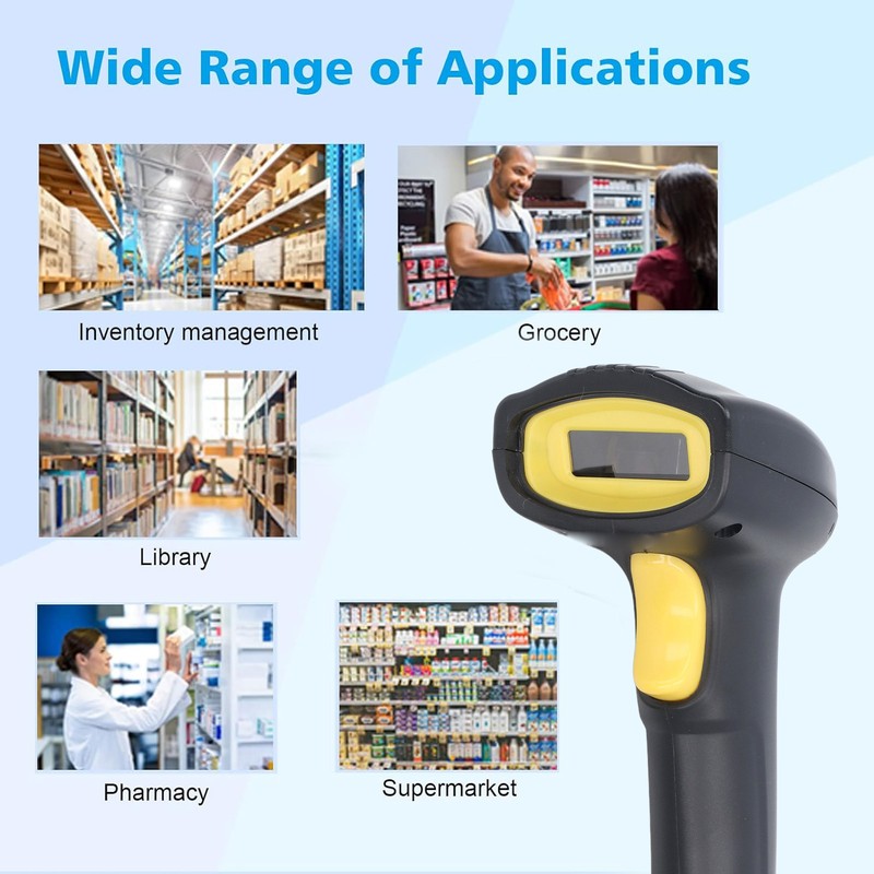 Barcode Scanner 1D 2D USB Wired Handheld Bar Code Scanner