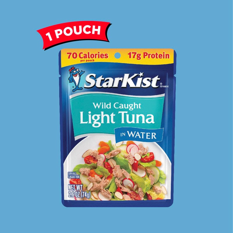 StarKist Chunk Light Tuna in Water, 2.6 oz Pouch (1