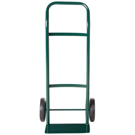 Harper Trucks 55HA22 300 lb Capacity Steel Hand Truck with 8" Flat-Free Wheels, Dark Green