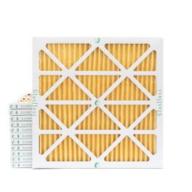 Glasfloss 12x12x1 MERV 11 AC & Furnace Air Filters. Case of 12. Actual Size: 11-1/2 x 11-1/2 x 7/8