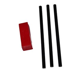WSD 3 Black P-Tex PTex Rods P tex ski Snowboard Base Repair Plus Bonus 45gram red Wax New