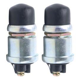 u.s.eliteautoparts 12V 2X Heavy-Duty Start Ignition Push Button Momentary Starter Switch SSB-5 New