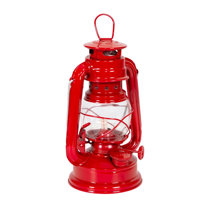 Stansport 7.5" Hurricane Lantern (130),Red