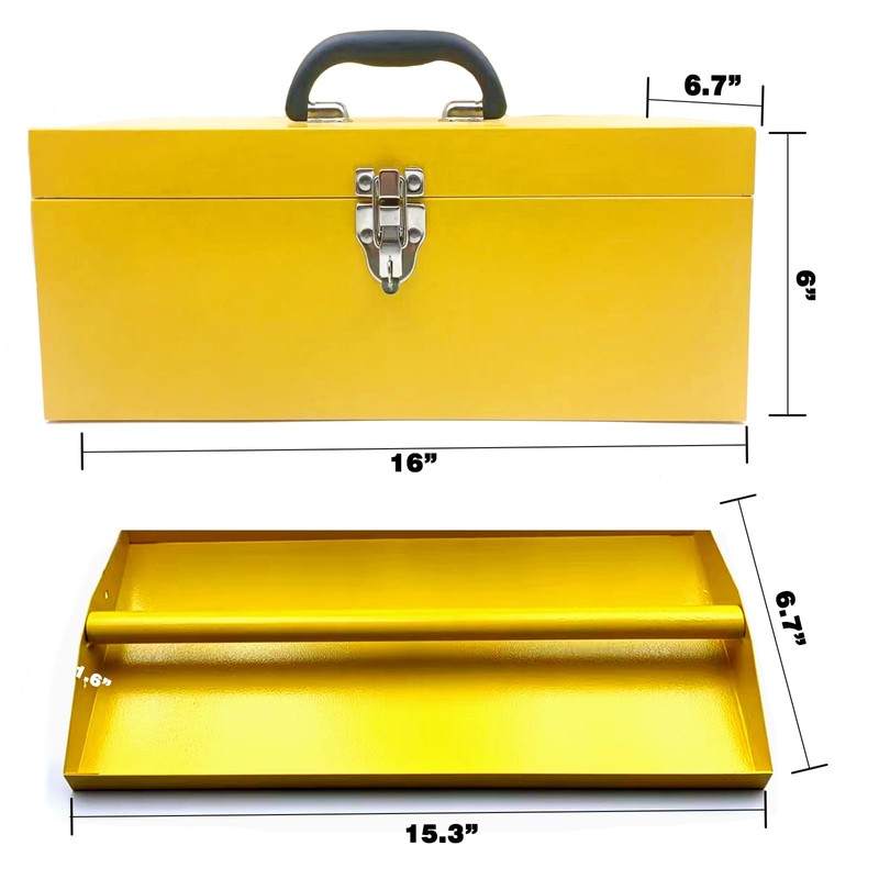 Large Tool Box Organizer Took Box Fishing Tackle Box 16