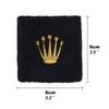Designer Sweatband Exclusive Crown Embroidery Crown Sweatband Embroidered & Absorbent