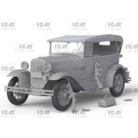 ICM 24052 Ford Model A Gangster Car (1930s) 1:24 Model Kit