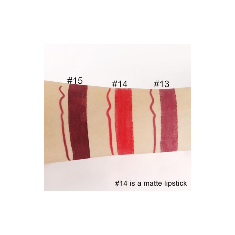 evpct- juego de delineador de labios y lápiz labial rojo