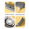 Portable Neck Fan Dual Head Bendable Wearable USB Rechargeable Hand