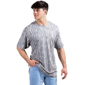 Realtree Faded Camo Jersey Knit Tri-Blend Ultra Soft Crew Neck Shirt - Limited Edition (US, Alpha, 4X-Large, Regular, Regular, Original Camo)