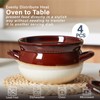 ONEMORE French Onion Soup Bowls, Oven Safe Soup Crocks with
